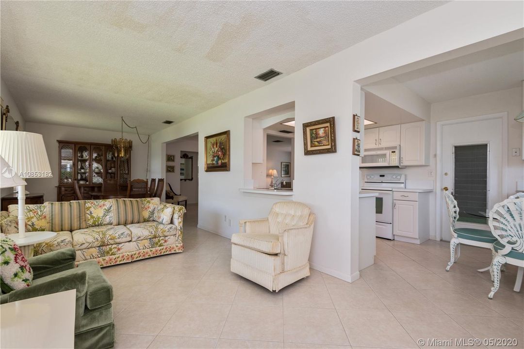 Family Room - Dining Room and Kitchen