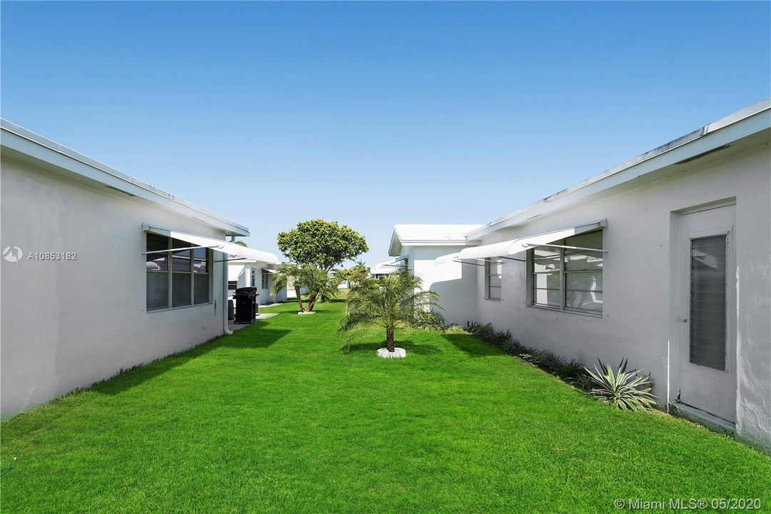 Backyard of Property