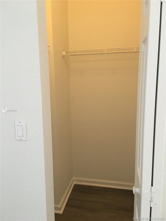 Second bedroom walk in closet
