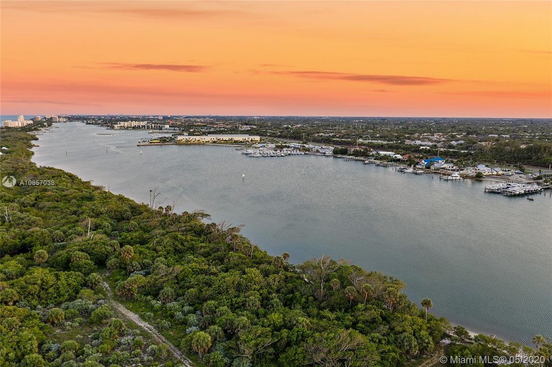 Sunset Aerial View