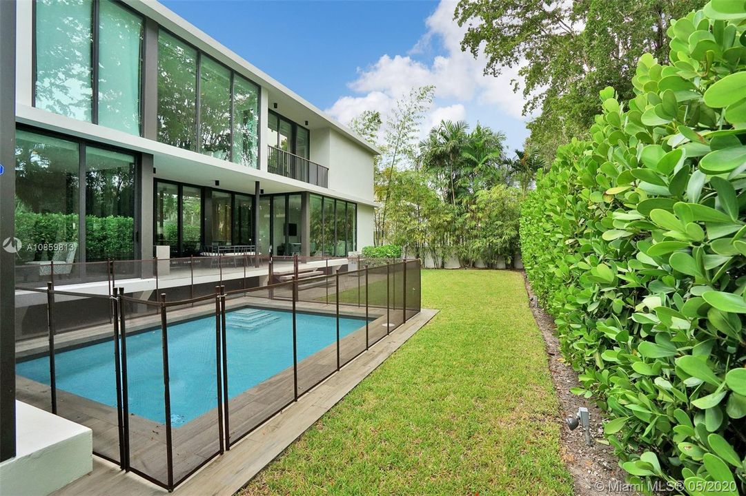 Pool and Green Space Area