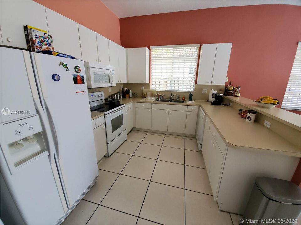 Kitchen with lots of natural light