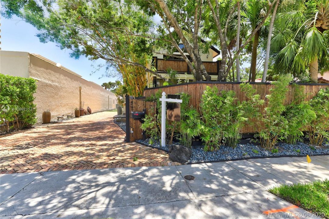 Private Gated Patio in front of home