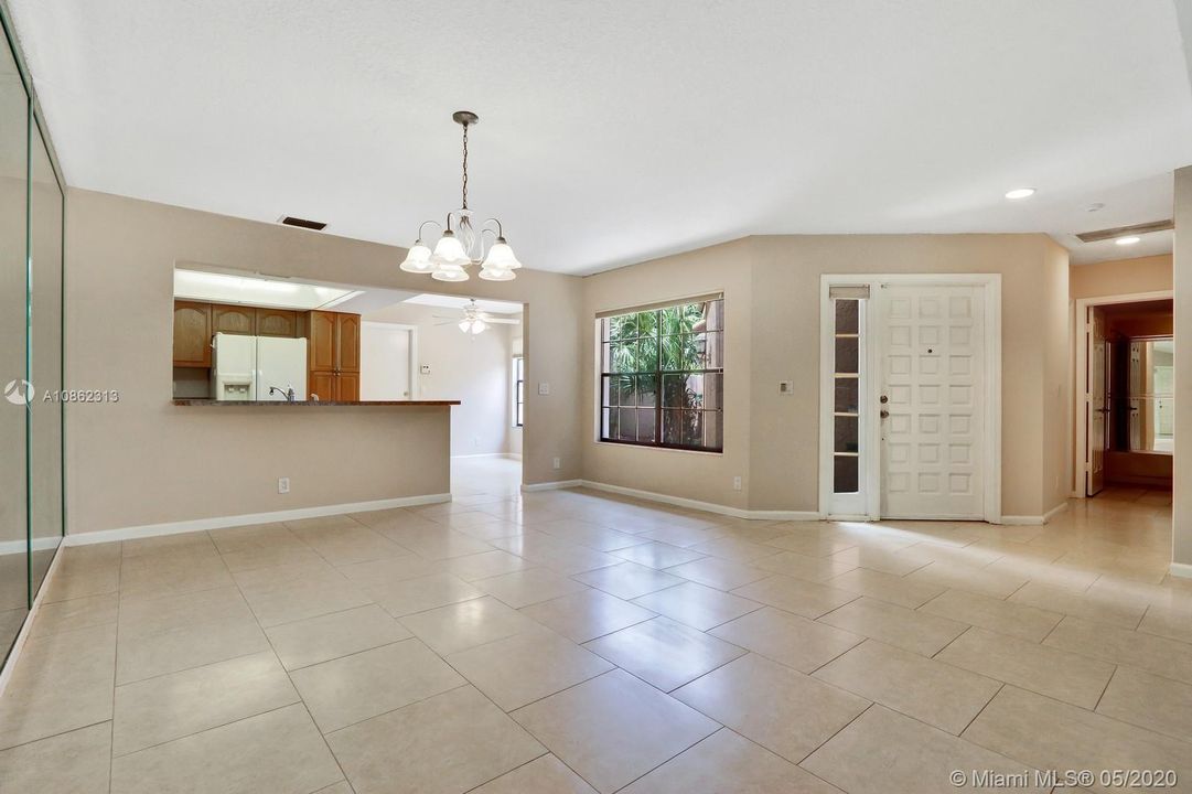Front Door View-Open Floor Plan