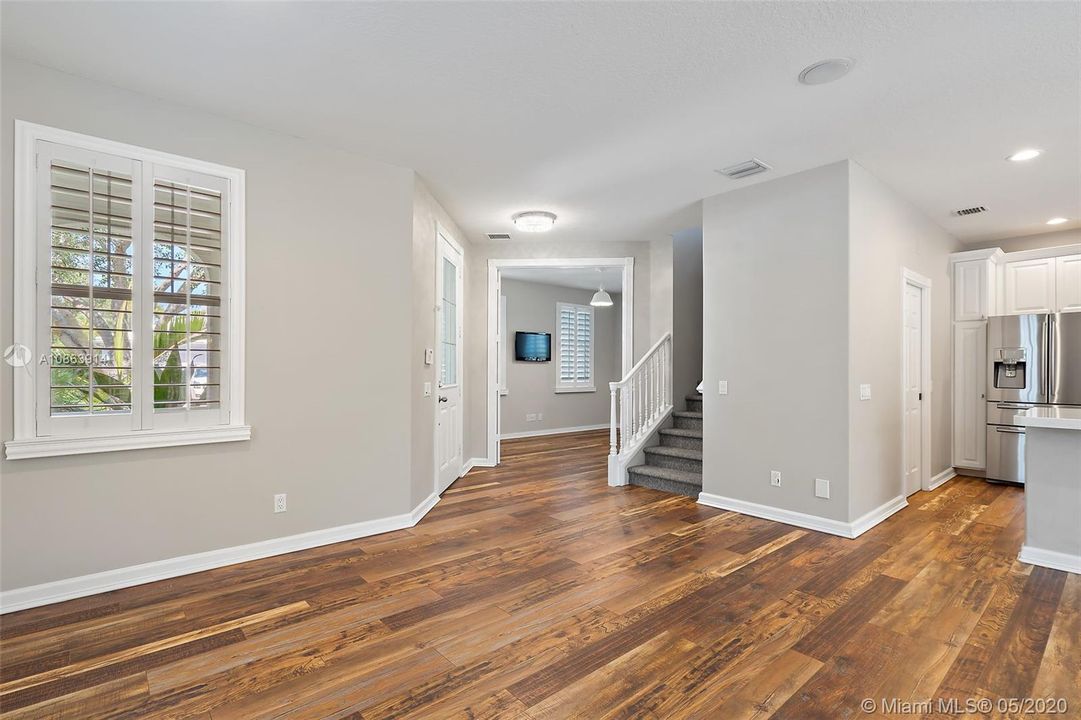 View from Living Room back to Entryway