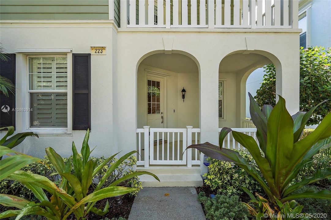 Fenced in Porch