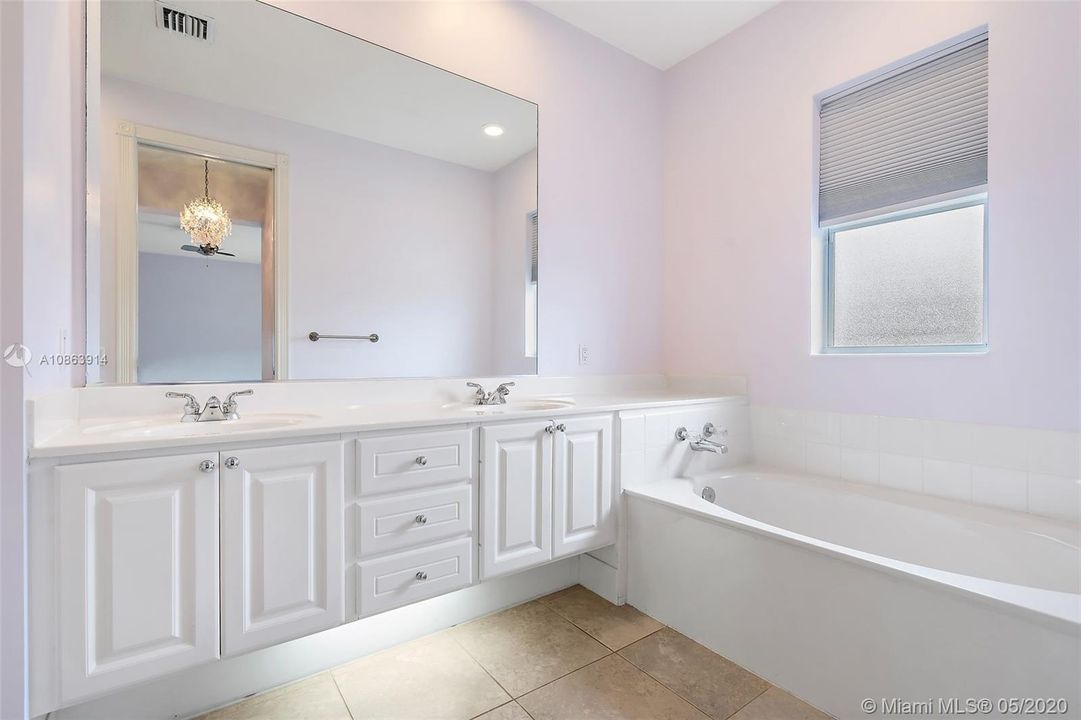 Double Sink Master Bath