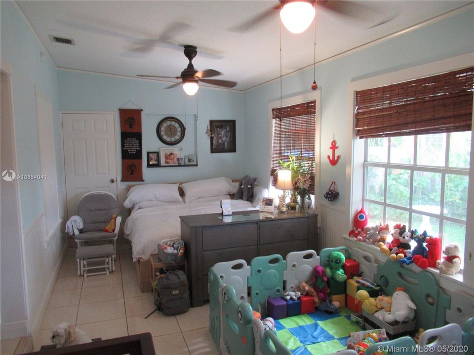 FAMILY RM BEING USED AS BEDROOM
