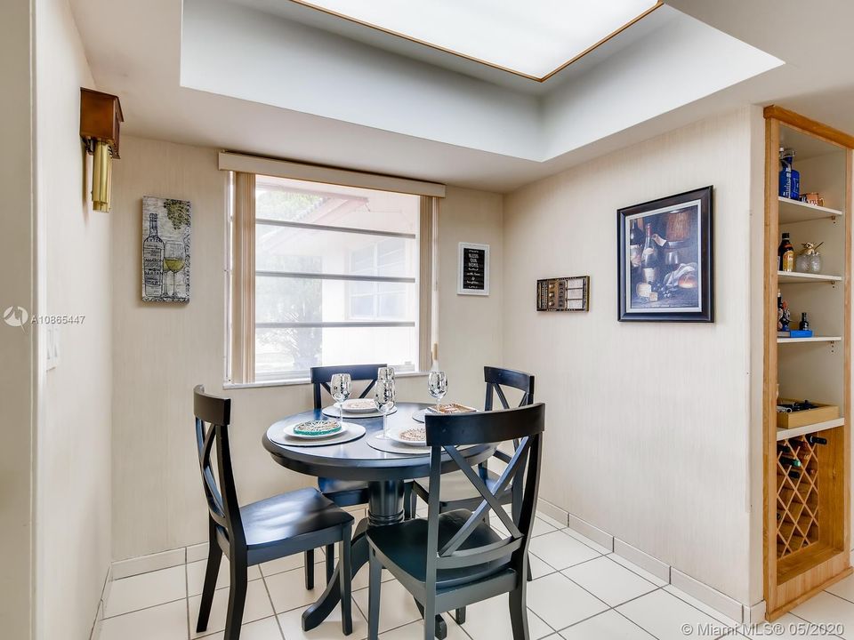 Breakfast area.