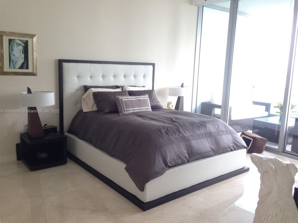 Master Bedroom with furniture shows how spacious it is!!