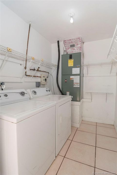 Washer and dryer
