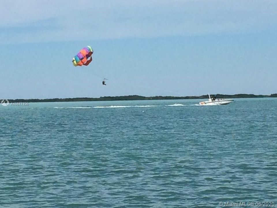 VIEW FROM INSIDE THE TOWNHOUSE OF WATER SPORTS