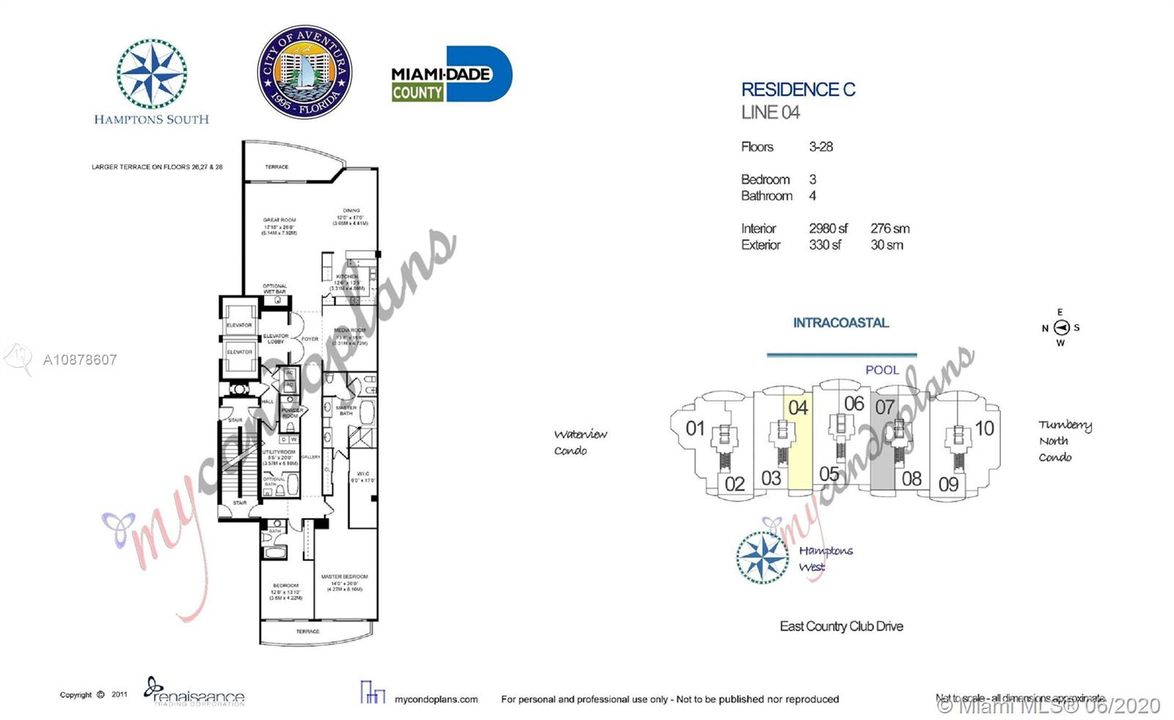 Recently Rented: $6,000 (2 beds, 2 baths, 2980 Square Feet)