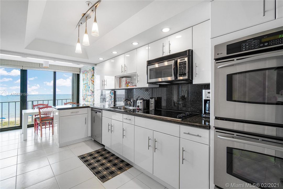 This is the same kitchen, believe it or not.