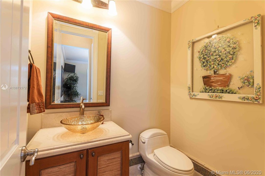 Guest Bathroom from Family Room