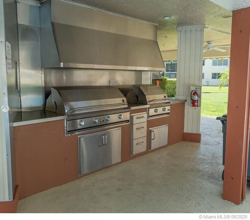 Public grilling area