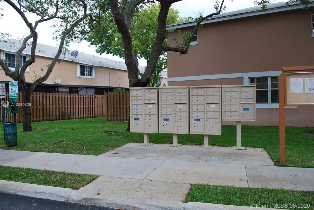 Community Mailboxes (Just Outside Back Gate)