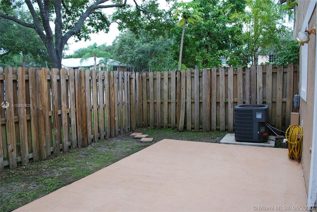 Fenced-in Backyard