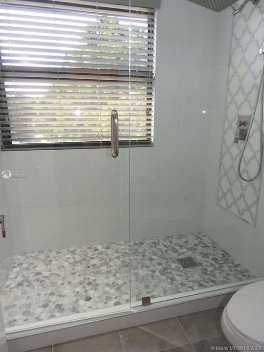 Master shower