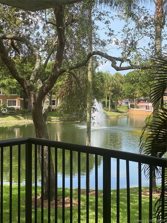 BEAUTIFUL VIEW GARDEN AND LAKE FROM BALCONY