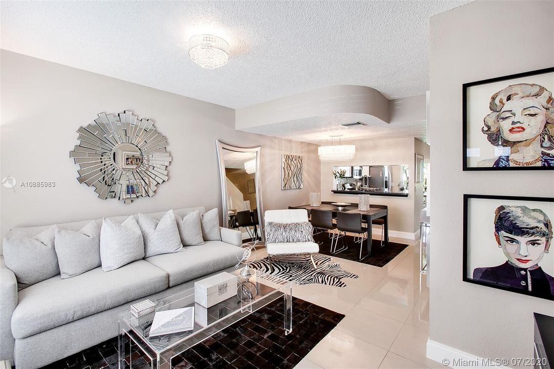 living/dining area