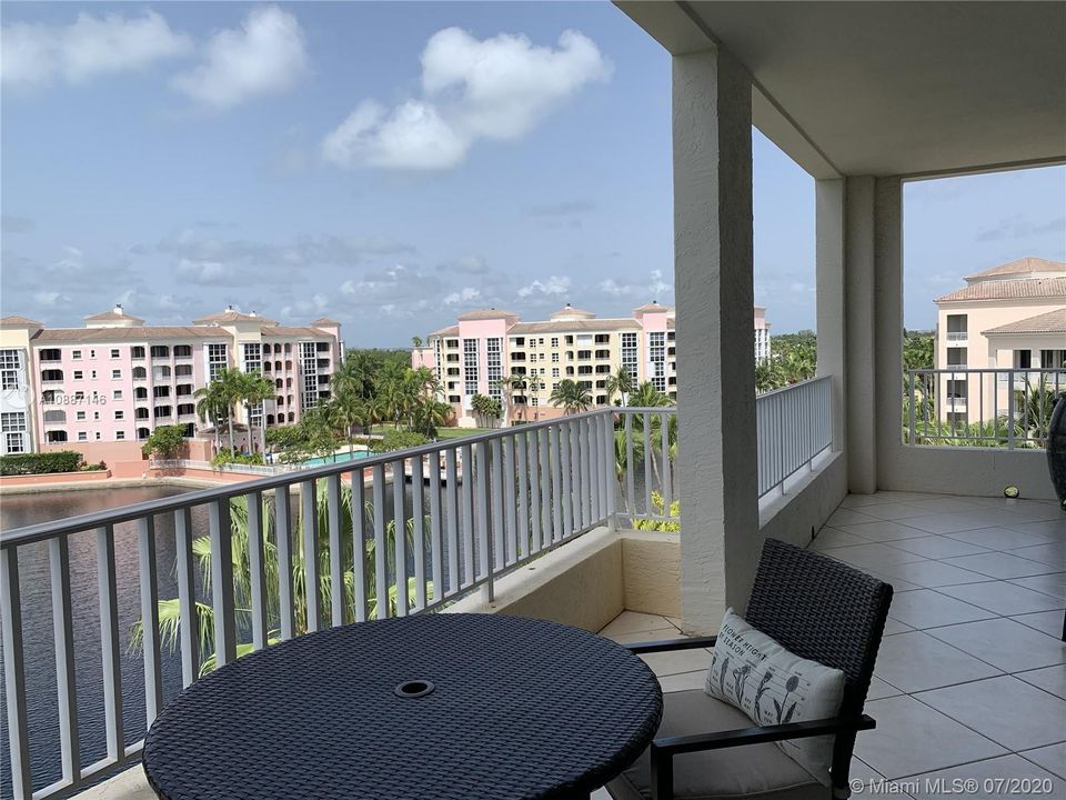 Spacious balcony accessible from Living Room and Master Bedroom