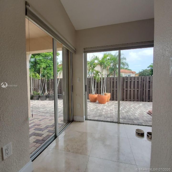 BREAKFAST AREA - BACKYARD VIEW FROM KITCHEN