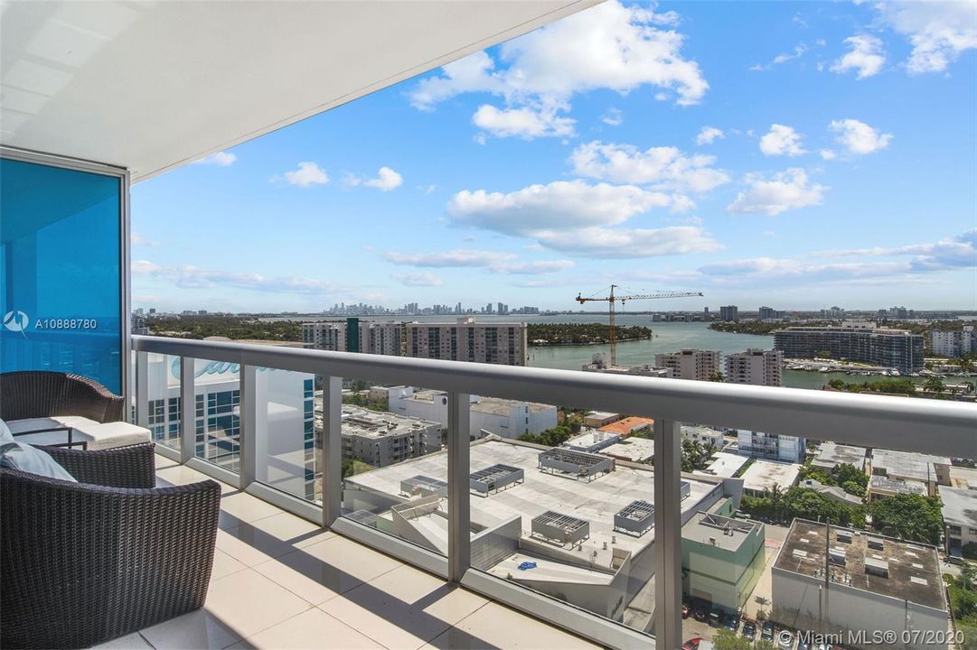 balcony off of bedroom 2 &3