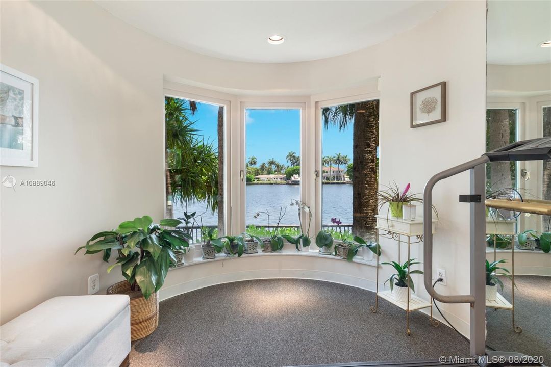 VIEW FROM SEPARATE POOL HOUSE WITH PRIVATE BATH