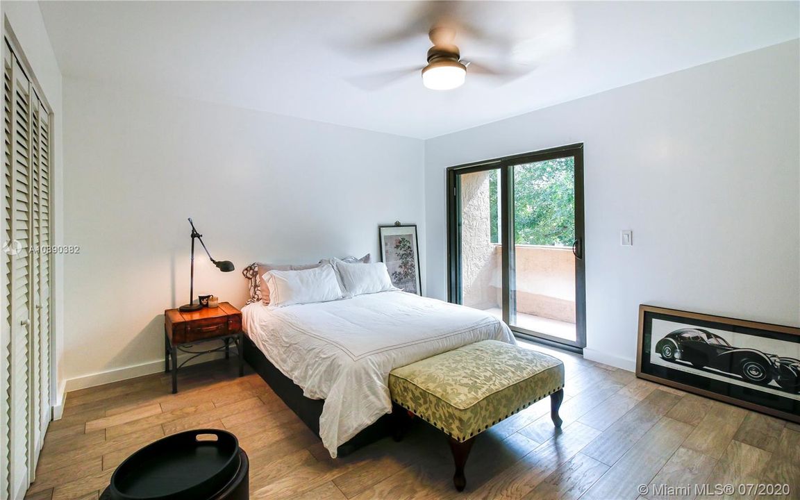 Masterbedroom features two closets and a beautifully designed ensuite master bathroom.