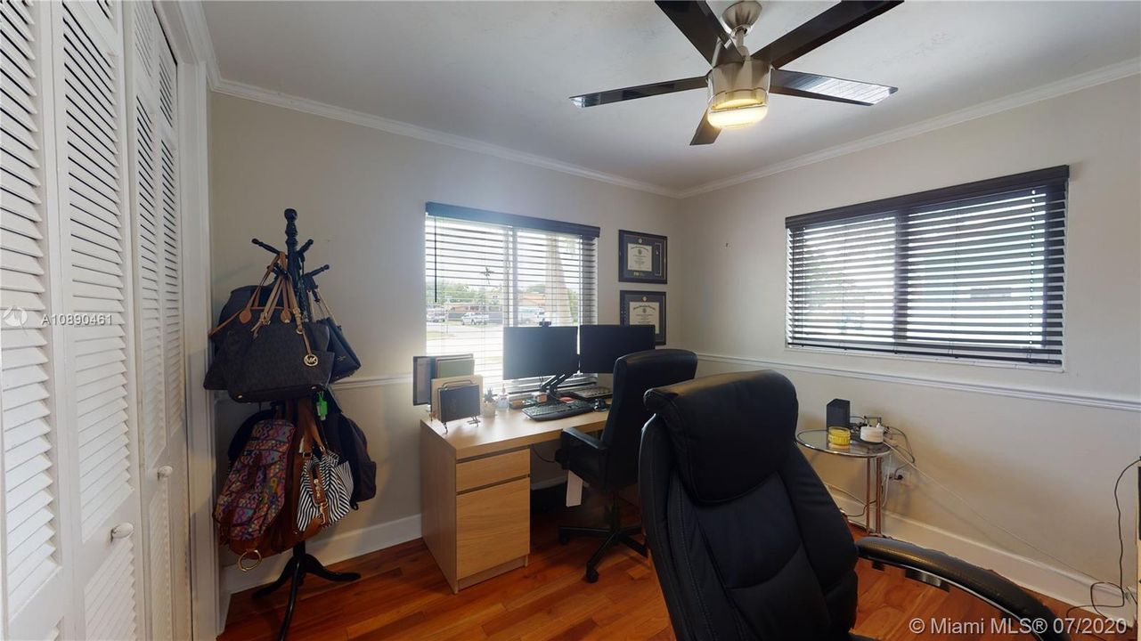 Guest Bedroom Currently Being Used as Home Office.