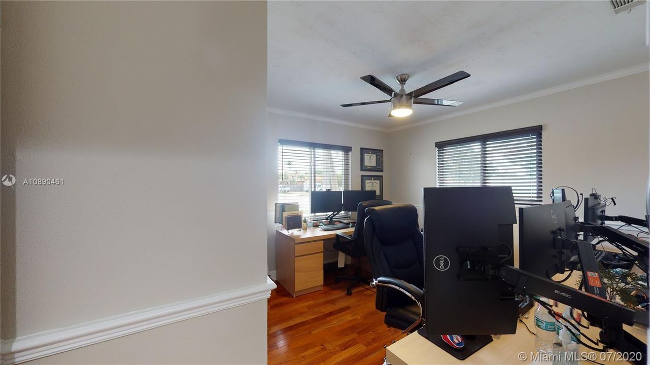 Guest Bedroom Currently Being Used as Home Office.