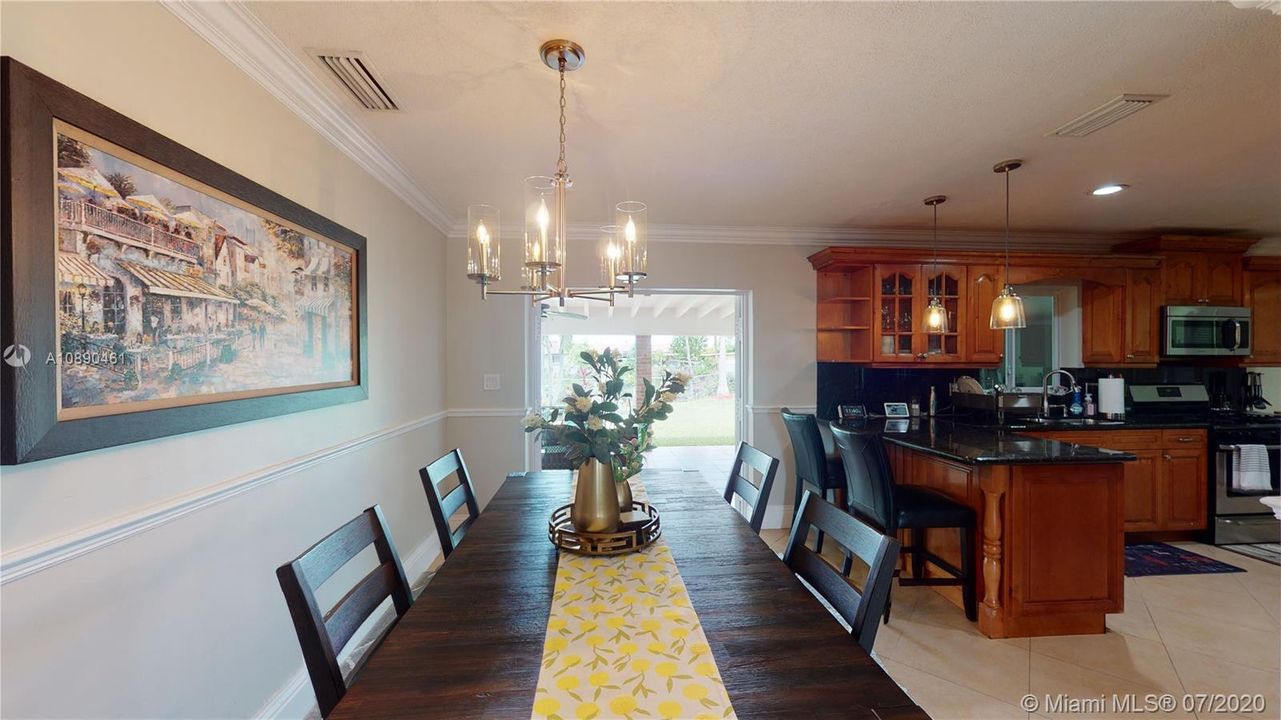 Dining Room and Kitchen