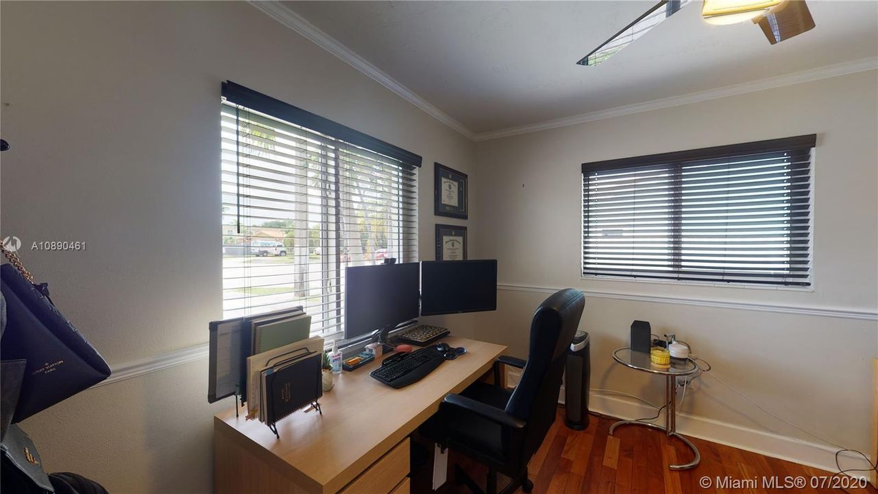 Guest Bedroom Currently Being Used as Home Office.