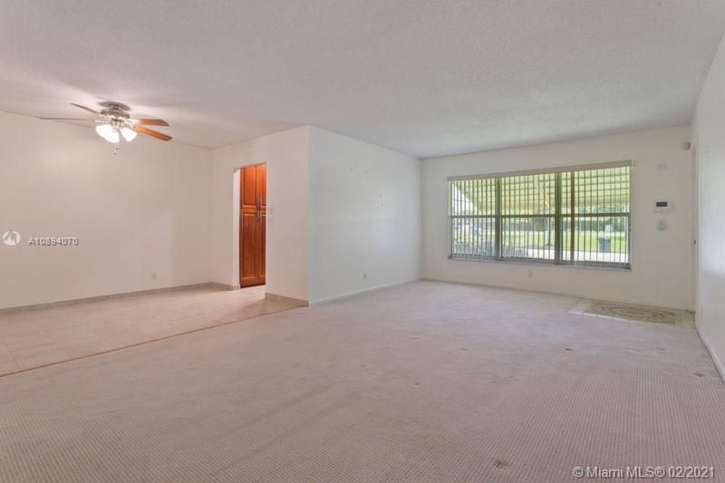 View from the back wall of the living room, looking toward the front of the villa.