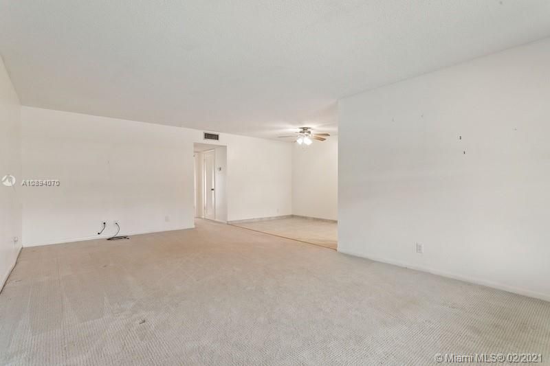 View of the living room from the front door