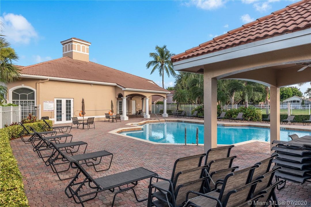 POOLSIDE AT THE CLUBHOUSE