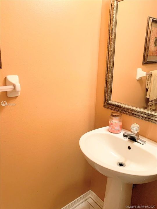 Half bath downstairs