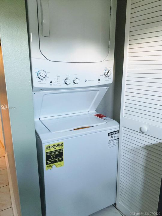 New washer and dryer