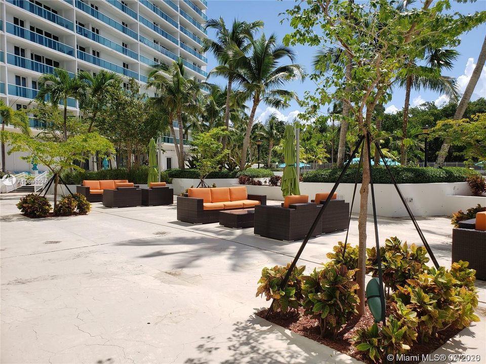 Outdoors area