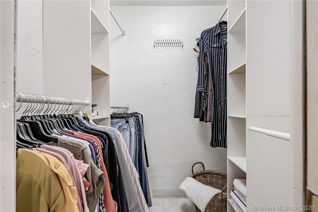 Master Bedroom walk-in closet