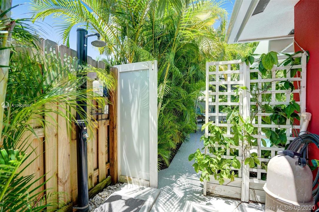 Outdoor shower