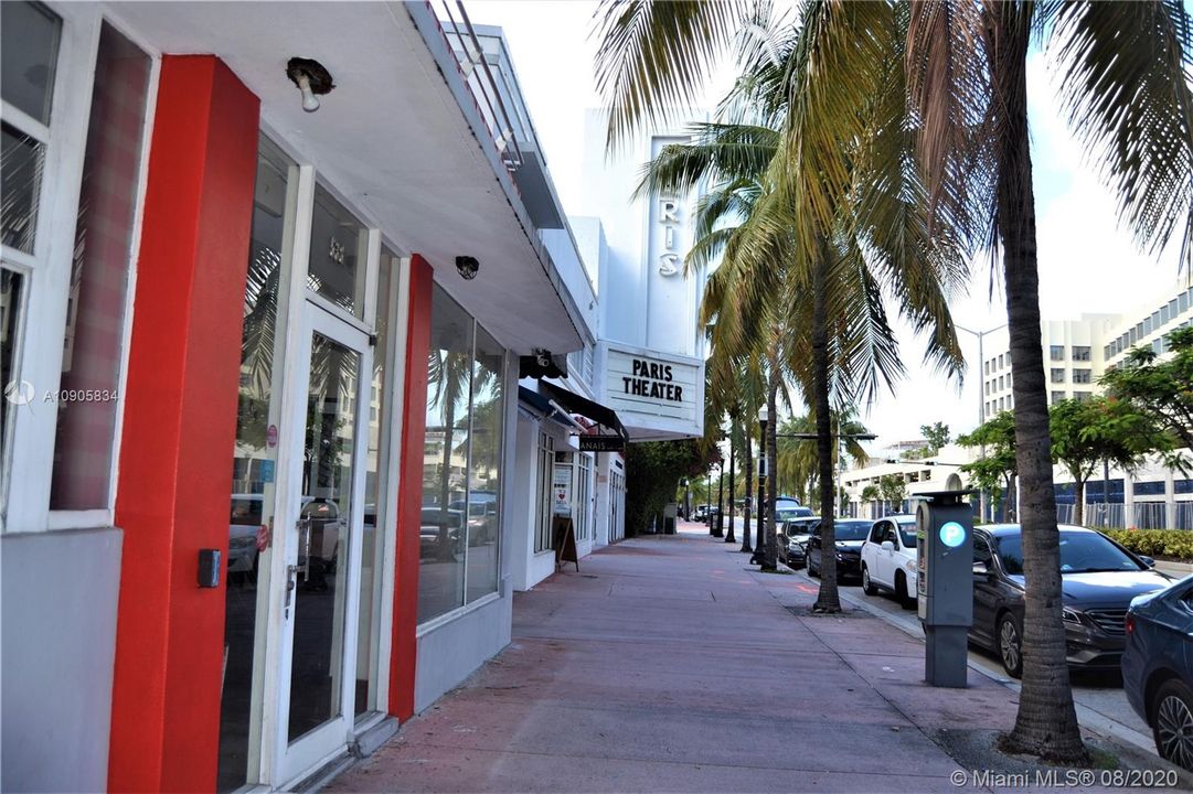 Local stores & the Paris Theater