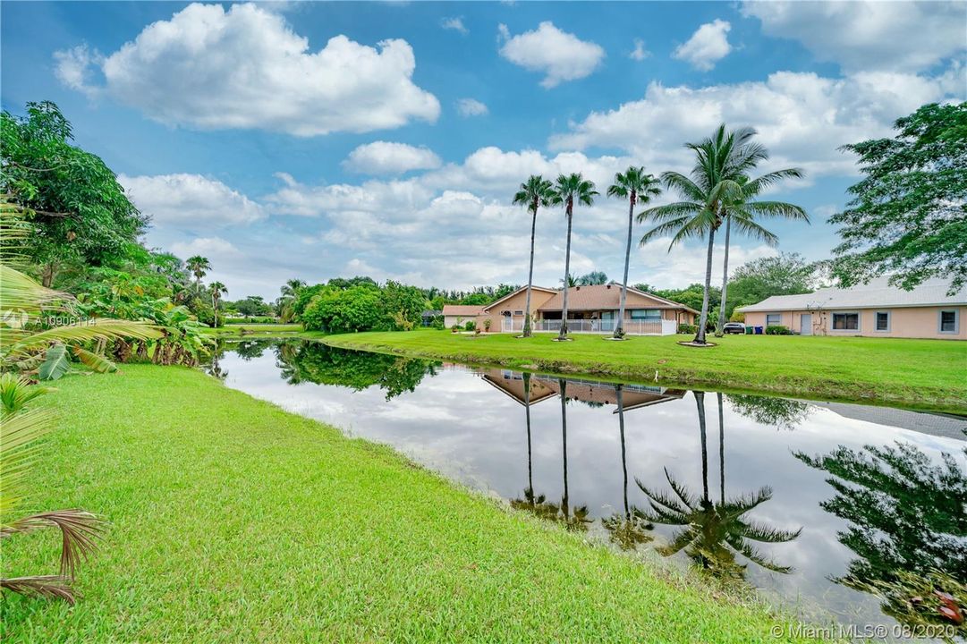 Peaceful canal view