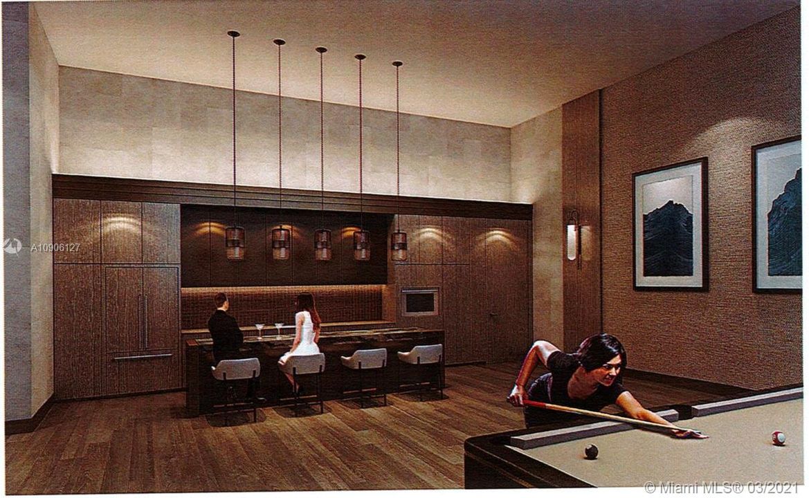 Rendering of NEW Bar and multipurpose room
