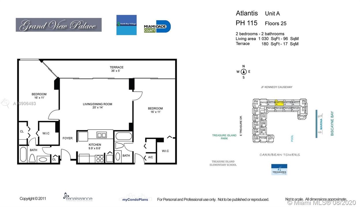 Recently Rented: $2,200 (2 beds, 2 baths, 1030 Square Feet)