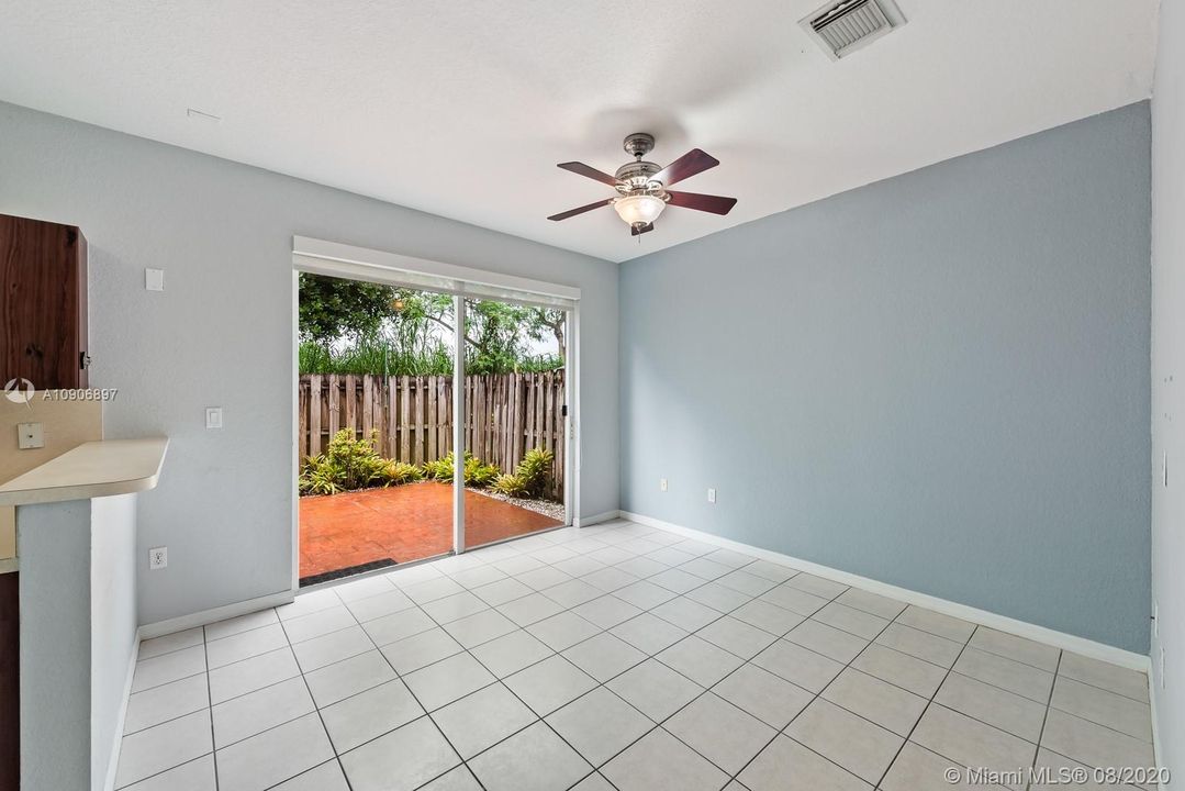 Family Room that Flows out to Patio