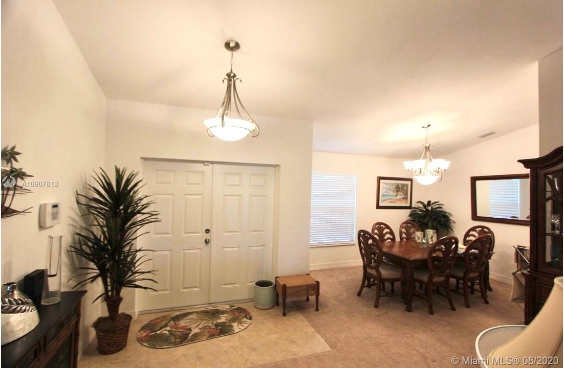 Entry and Dining Area