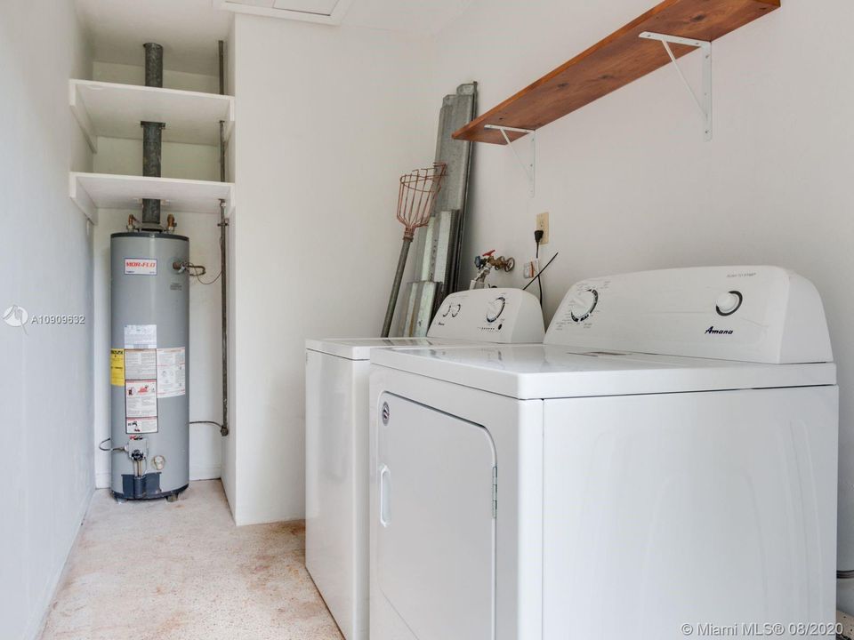 11652 Laundry Room with new water heater