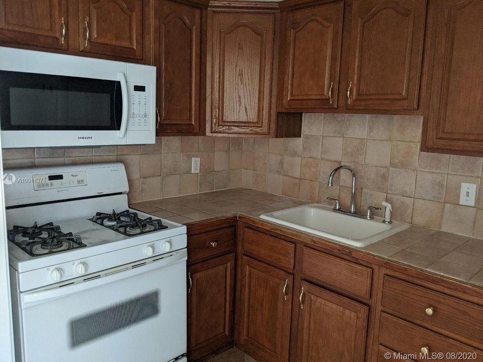 Kitchen with Gas Stove